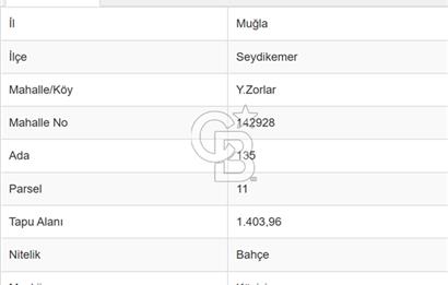 250m² KÖYİÇİ İMARLI YAYLA ZORLAR DA SATILIK ARSA