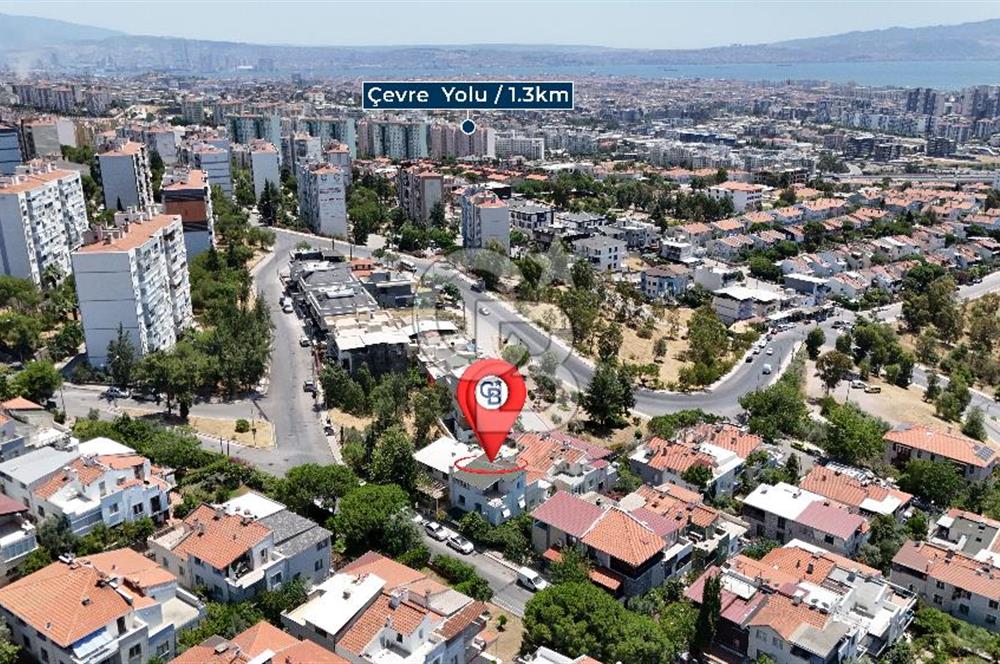 Çiğli Evka2 Bahçeli Körfez Manzaralı 4+1 Satılık Tripleks Villa