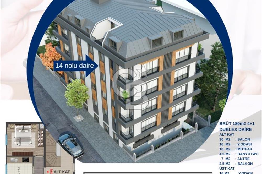 ÜMRANİYE NAMIK KEMAL'DE PROJEDEN SATILIK LÜKS DUBLEX DAİRE