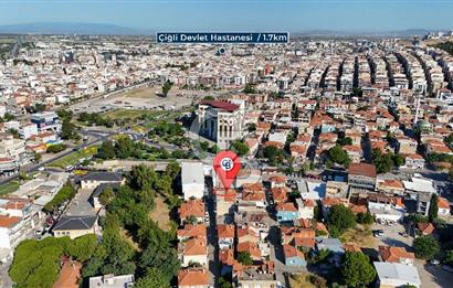ÇİĞLİ MERKEZİ KONUMDA SATILIK ZEMİN KAT 2+1 DAİRE