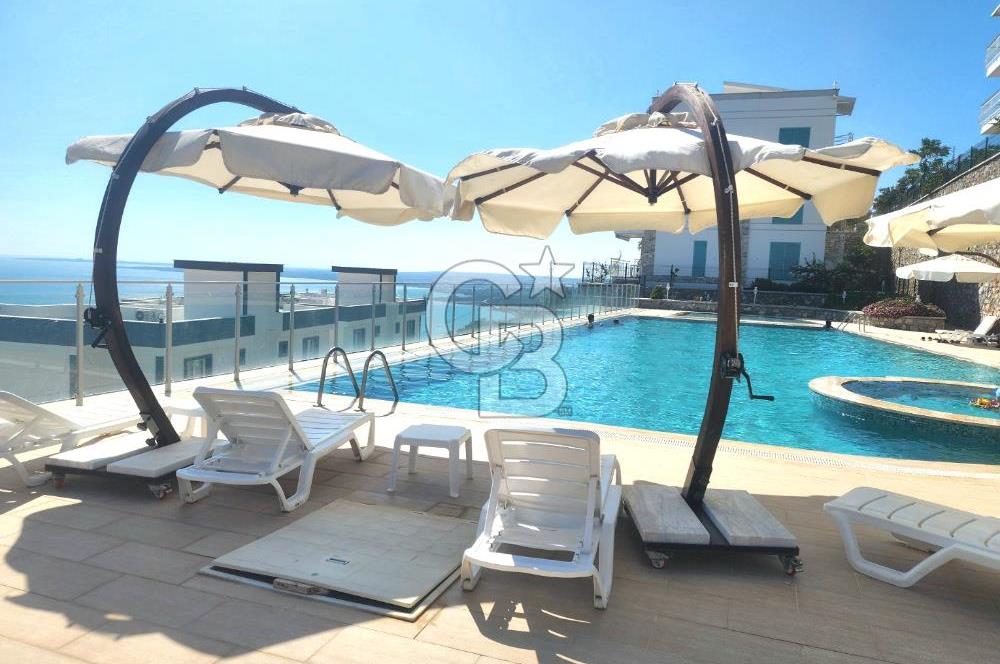 DİDİM AKBÜK FUL DENİZ  MANZARALI HAVUZ VE ŞEHİR MANZARALI 2+1 DAİRE