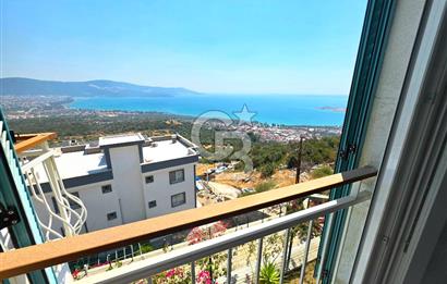 DİDİM AKBÜK FUL DENİZ  MANZARALI HAVUZ VE ŞEHİR MANZARALI 2+1 DAİRE