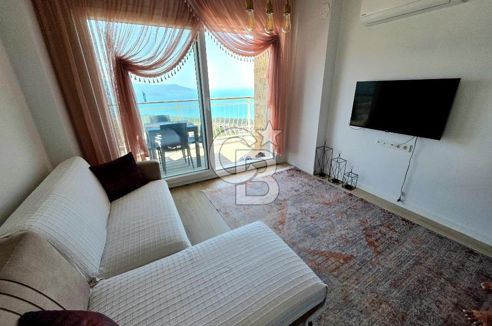 DİDİM AKBÜK FUL DENİZ  MANZARALI HAVUZ VE ŞEHİR MANZARALI 2+1 DAİRE