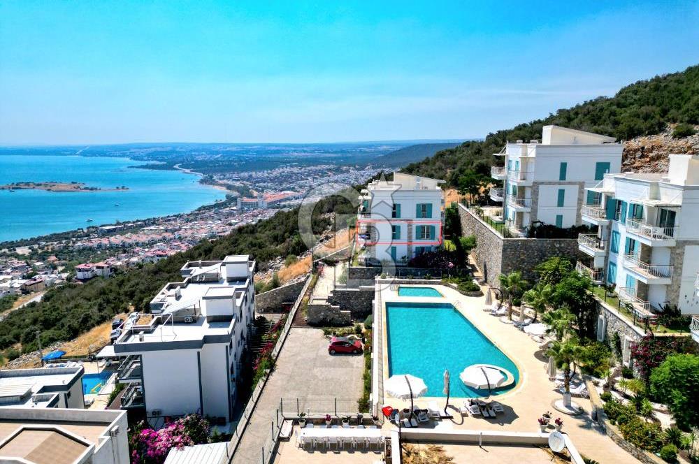 DİDİM AKBÜK FUL DENİZ  MANZARALI HAVUZ VE ŞEHİR MANZARALI 2+1 DAİRE