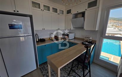 DİDİM AKBÜK FUL DENİZ  MANZARALI HAVUZ VE ŞEHİR MANZARALI 2+1 DAİRE