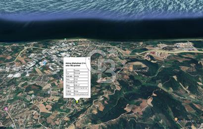 YALOVA TERMAL AKKÖYDE SATILIK DENİZ MANZARALI 908M2 ARSA!