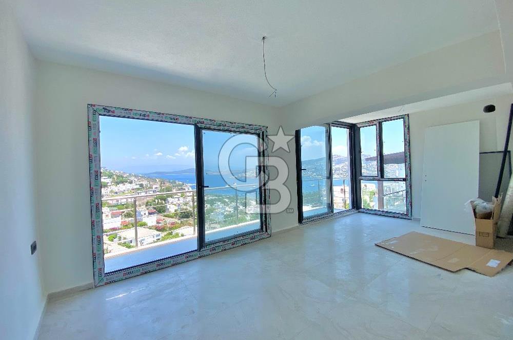 Bodrum Gündoğan Satılık Komple Deniz Manzaralı Villa