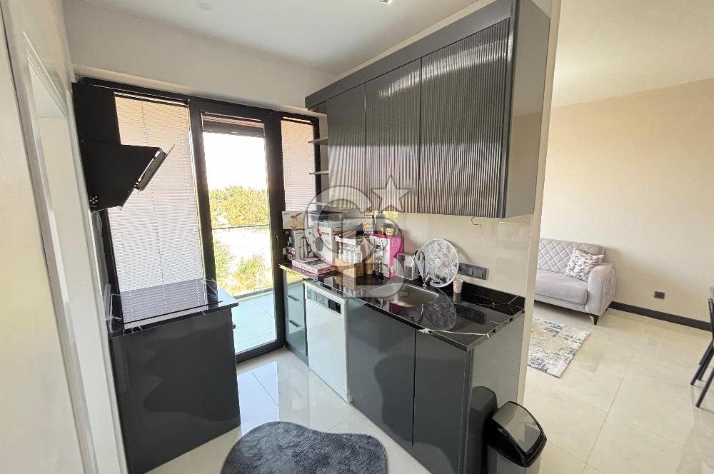 PURSAKLAR SARAY'DA HAVUZLU SİTEDE SIFIR EŞYALI 1+1 KİRALIK DAİRE