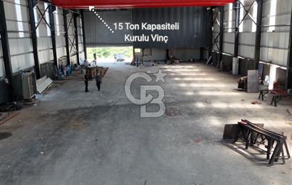 KAYTAZDEREDE 250 KW TRAFOLU 15 TON VİNÇLİ SATILIK FABRİKA