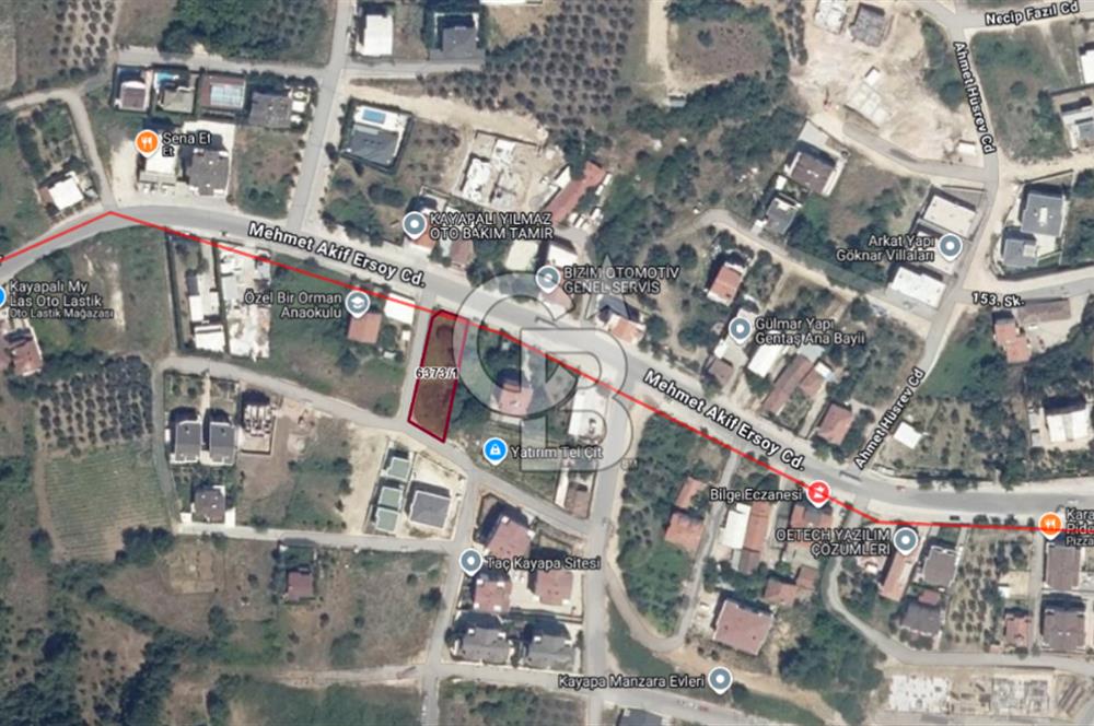 KAYAPADA SANAYİYE ÇOK YAKIN CADDEYE CEPHELİ 831 M2 KİRALIK ARSA