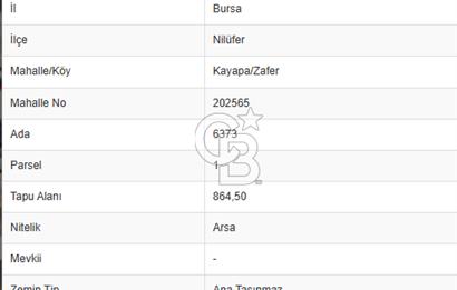 KAYAPADA SANAYİYE ÇOK YAKIN CADDEYE CEPHELİ 831 M2 KİRALIK ARSA