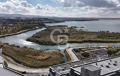 GÖLBAŞI HAYMANA YOLU ÜZERE GÖLE CEPHE EŞYALI SATILIK 1+1 DAİRE