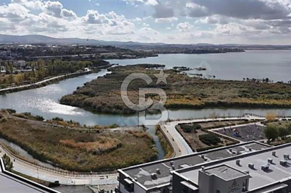 GÖLBAŞI HAYMANA YOLU ÜZERE GÖLE CEPHE EŞYALI SATILIK 1+1 DAİRE