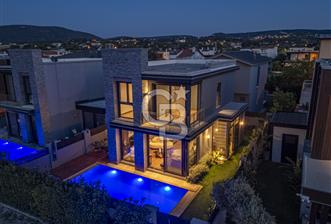 4+1 MÜSTAKİL HAVUZLU GİRİŞ KATI ODALI DUBLEKS SATILIK LÜKS VİLLA - 2 - 360781