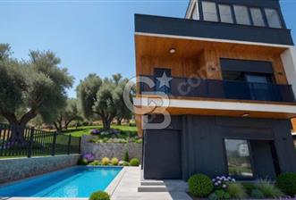 DİKİLİ ÇANDARLI'DA DENİZE YAKIN SATILIK MÜSTAKİL DUBLEKS VİLLA - 1 - 360856