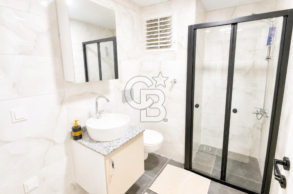 KİRALIK | Seyrek'te Havuz Cepheli, Eşyalı, 1 + 1 Daire