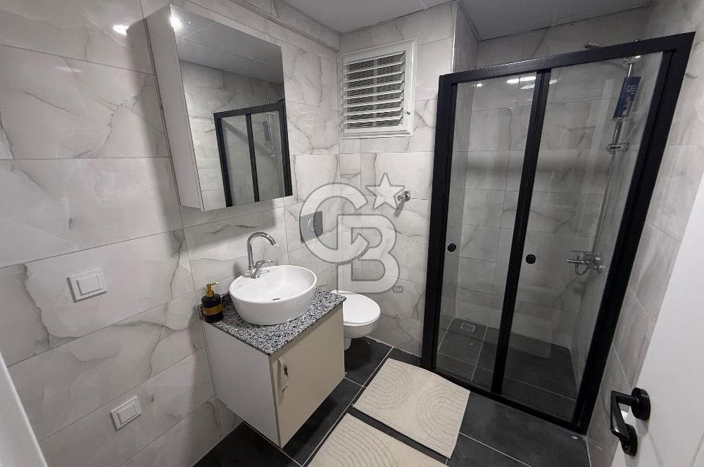 KİRALIK | Seyrek'te Havuz Cepheli, Eşyalı, 1 + 1 Daire