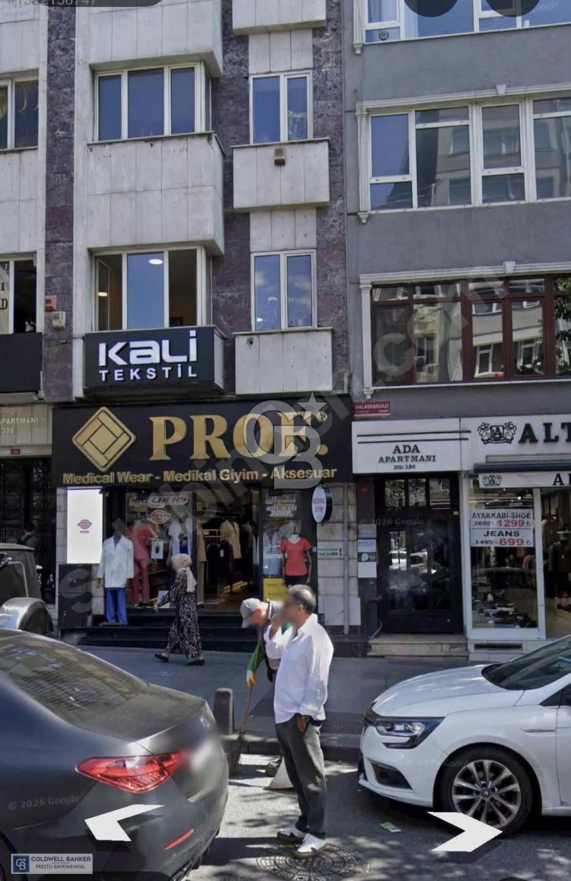 ŞİŞLİ HALASKARGAZİ CADDESİ ÜZERİ 160 m2 KİRALIK