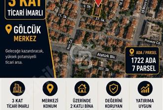 Gölcük Merkez 3 Kat Ticari imarlı arsa - 3 - 361013