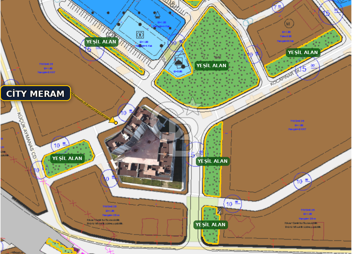 COLDWELL BANKER'DAN MERAM'DA LÜKS 3+1 SATILIK DAİRE