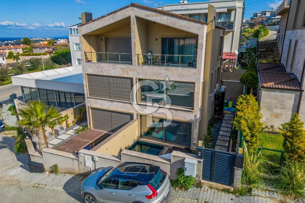 Güzelbahçe Yelki'de Kiralık Lüks Villa - Merkezi Sistemli