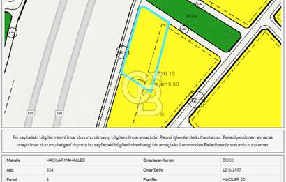 GÖLBAŞI HACILAR DA 3195 m² KÖŞE PARSEL VİLLA İMARLI SATILIK ARSA