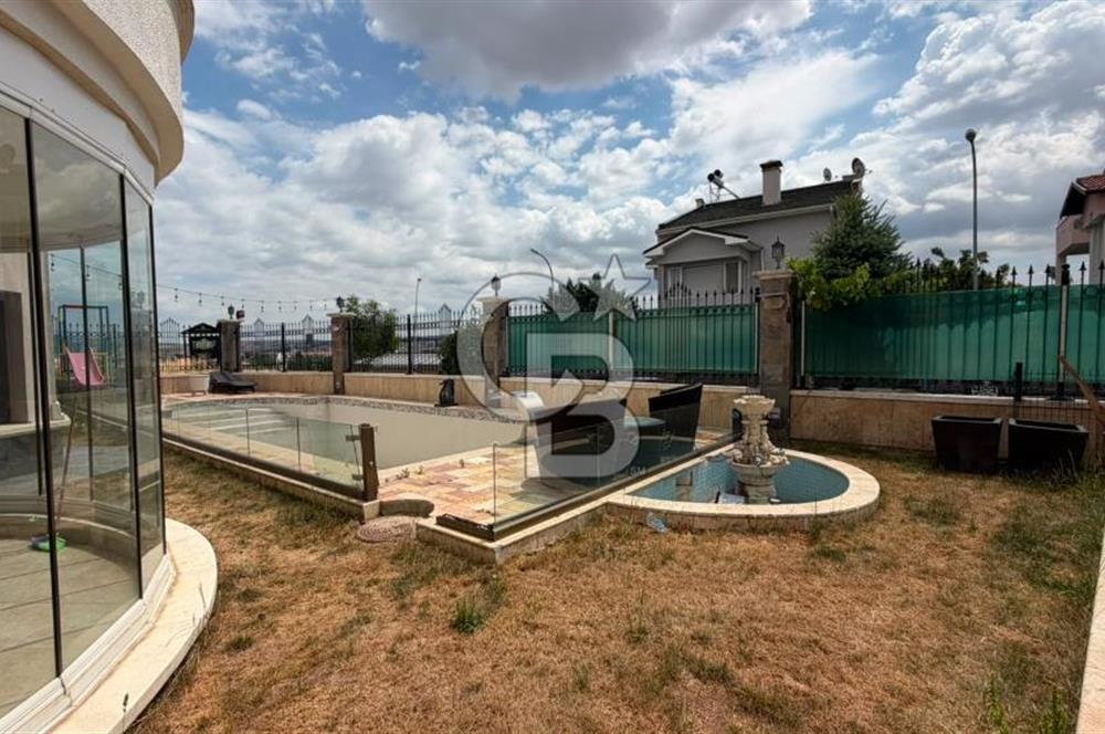GÖLBAŞI KARŞIYAKA GÖL MANZARALI 5+2 HAVUZLU KİRALIK VİLLA
