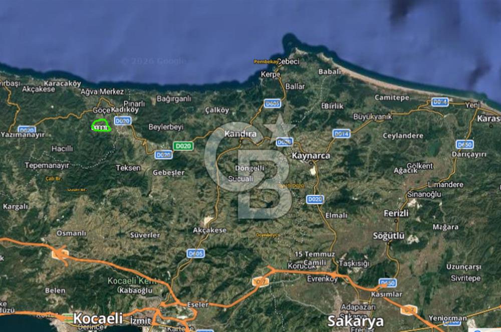 ŞİLE KALEM MÜSTAKİL 1.368 M2 SATILIK ARAZİ