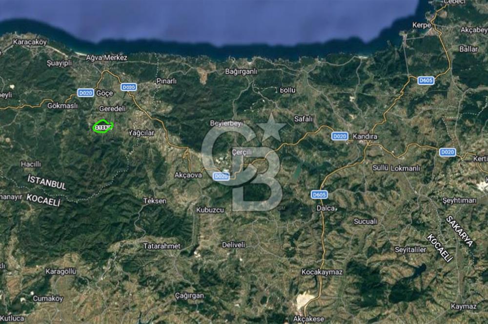 ŞİLE KALEM MÜSTAKİL 1.368 M2 SATILIK ARAZİ