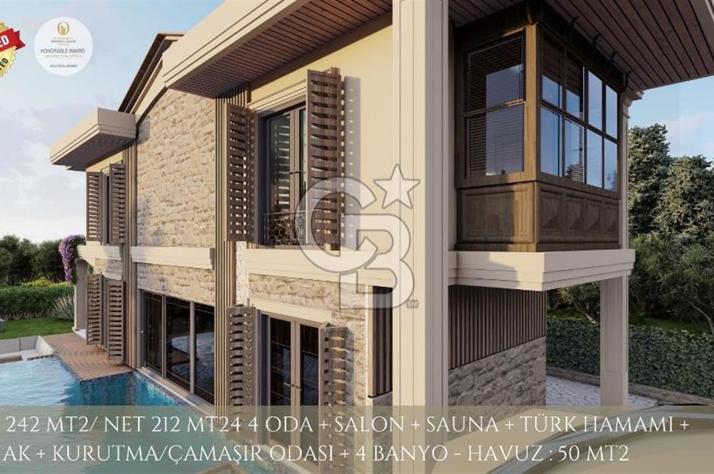 Kuşadası YaylaKöy'de Satılık Özel Havuzlu 4+1 Villa