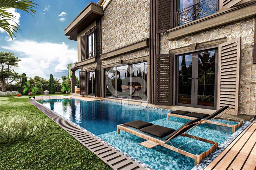 Kuşadası YaylaKöy'de Satılık Özel Havuzlu 4+1 Villa
