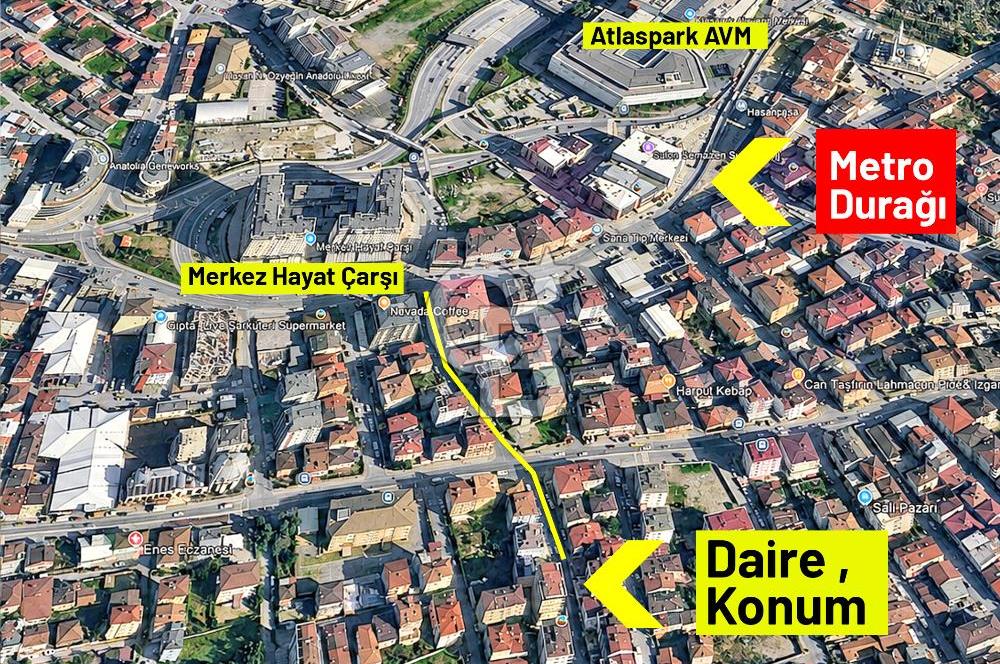 Sultanbeyli Hasanpaşa da KİRALIK 2+1 Daire , Metroya yakın
