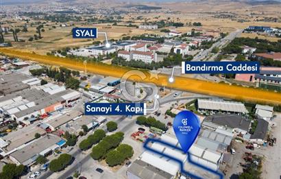 CB EAGLE'DAN SANAYİ SİTESİ 4. KAPIDA 399m² SATILIK DÜKKAN
