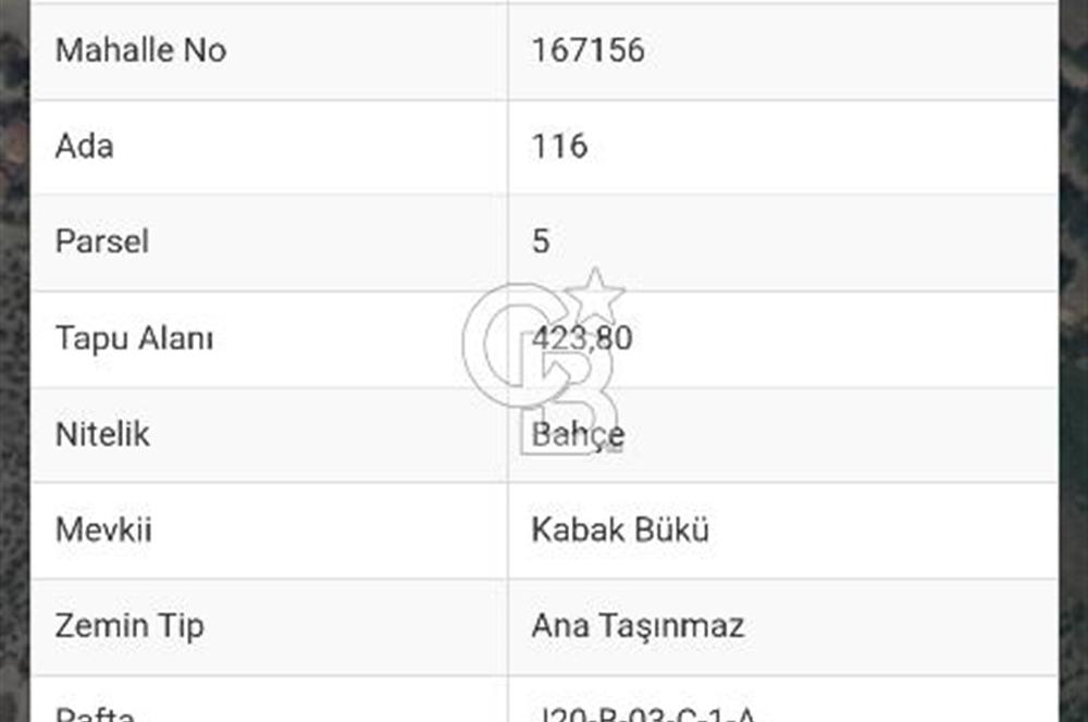 BALIKESİR BİGADİÇ DERE KENARI 424 m2 BAHÇE
