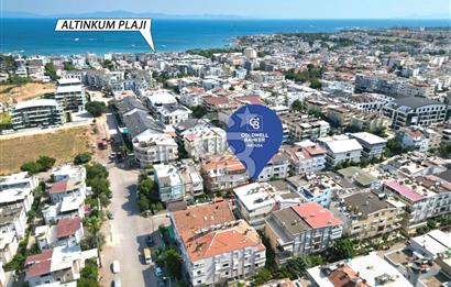 ALTINKUM DENİZE YÜRÜME MESAFESİNDE 2+1 KISMİ EŞYALI  DAİRE
