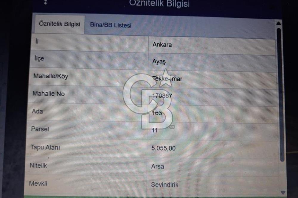 AYAŞ TEKKE-İMAR MAHALLESİ SEVİNDİRİK'TE SATILIK KONUT ARSASI
