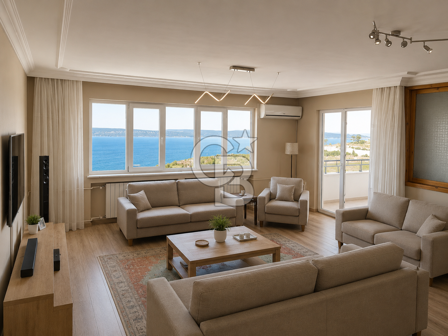 ÇANAKKALE İNTEPE GENİŞ SATILIK 3+1 LEB-İ DERYA DAİRE