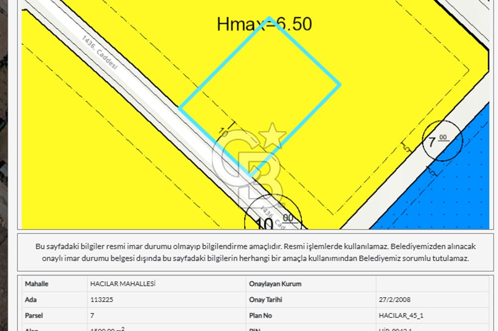 GÖLBAŞI HACILAR'DA İMARLI ARSA + 1+1 KONUT + MEYVE BAHÇESİ