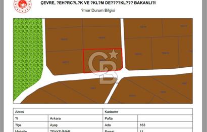 AYAŞ TEKKE-İMAR MAHALLESİ SEVİNDİRİK'TE SATILIK KONUT ARSASI