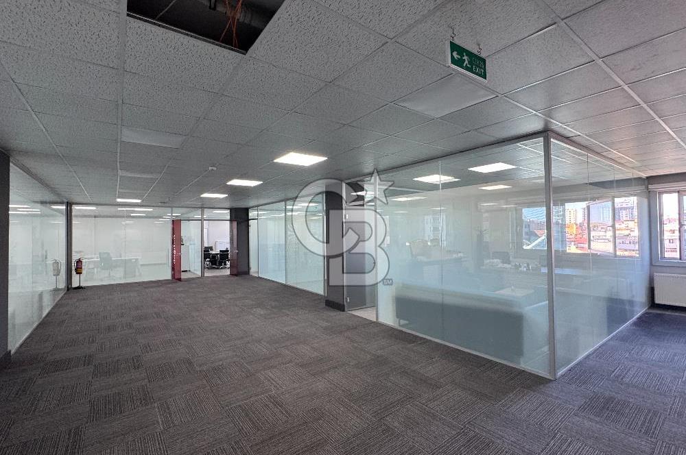 Büyükdere Caddesi Sanayi Metrosu Arkası Eşyalı Kiralık Ofis Katı