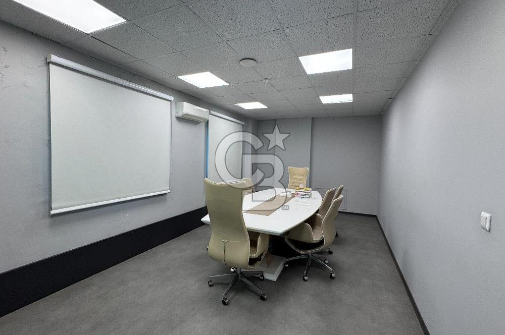 Büyükdere Caddesi Sanayi Metrosu Arkası Eşyalı Kiralık Ofis Katı