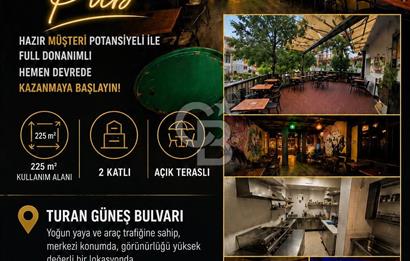 TURAN GÜNEŞ'DE DEVREN SATILIK HAZIR MÜŞTERİLİ PUB
