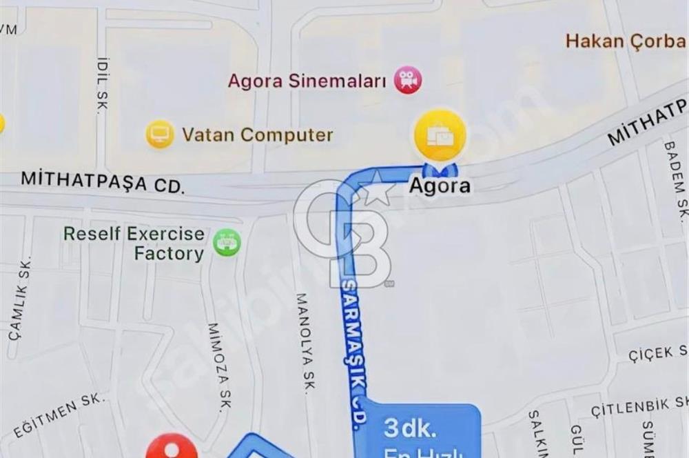 Ekonomi Üni/Agora Yürüme Mesafesinde Sıfır 1+1 Kiralık Daire