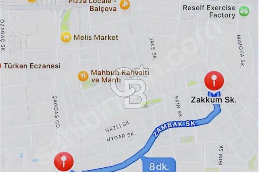 Ekonomi Üni/Agora Yürüme Mesafesinde Sıfır 1+1 Kiralık Daire