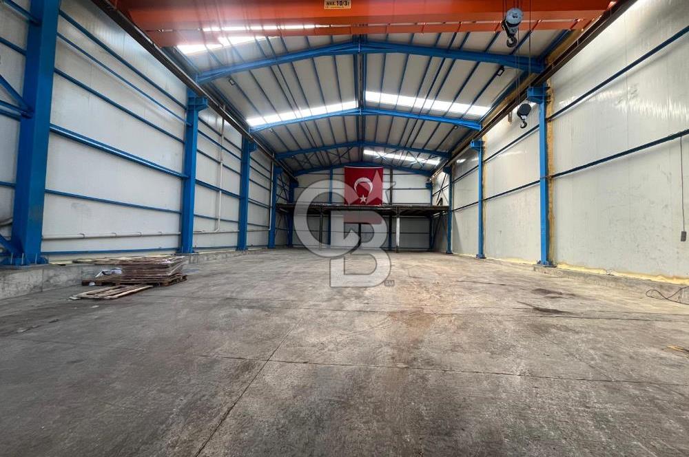 ŞEKERPINAR'DA KİRALIK VİNÇLİ KAPALI ALAN / DEPO