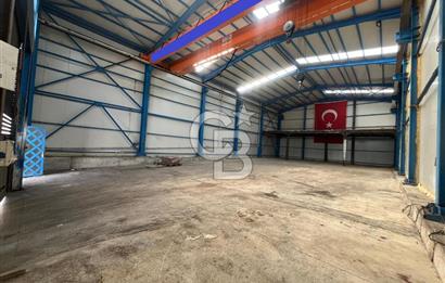 ŞEKERPINAR'DA KİRALIK VİNÇLİ KAPALI ALAN / DEPO