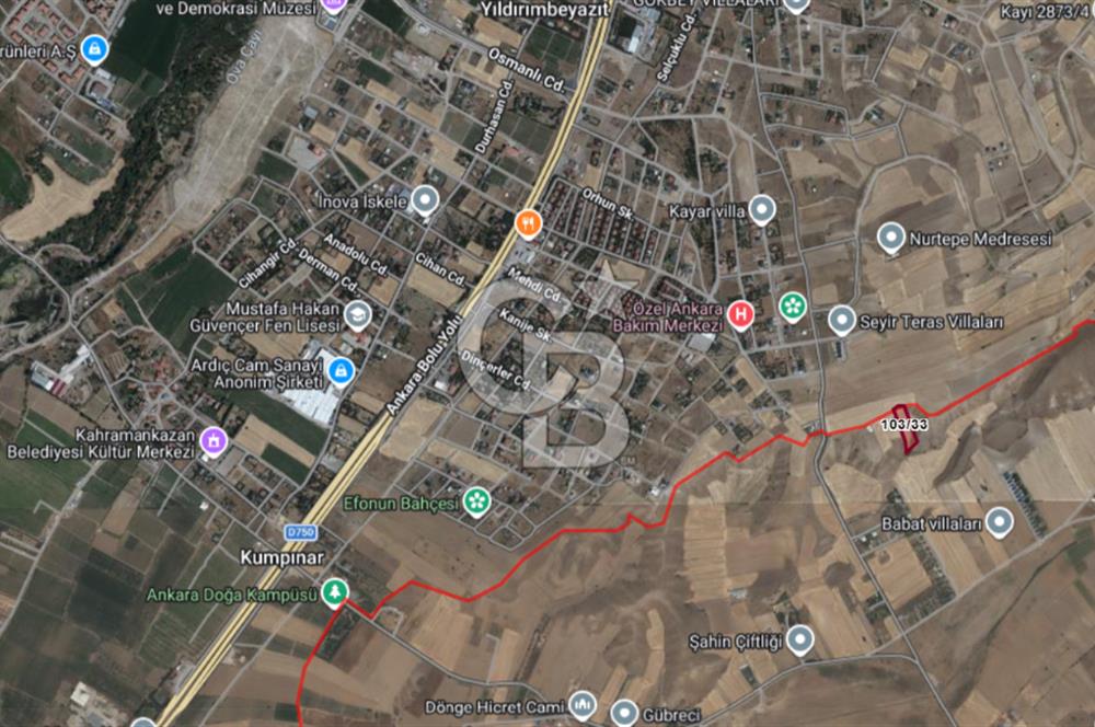 TEK TAPU GÜVENÇ KAHRAMANKAZAN 4.475,72 M2 TARLA