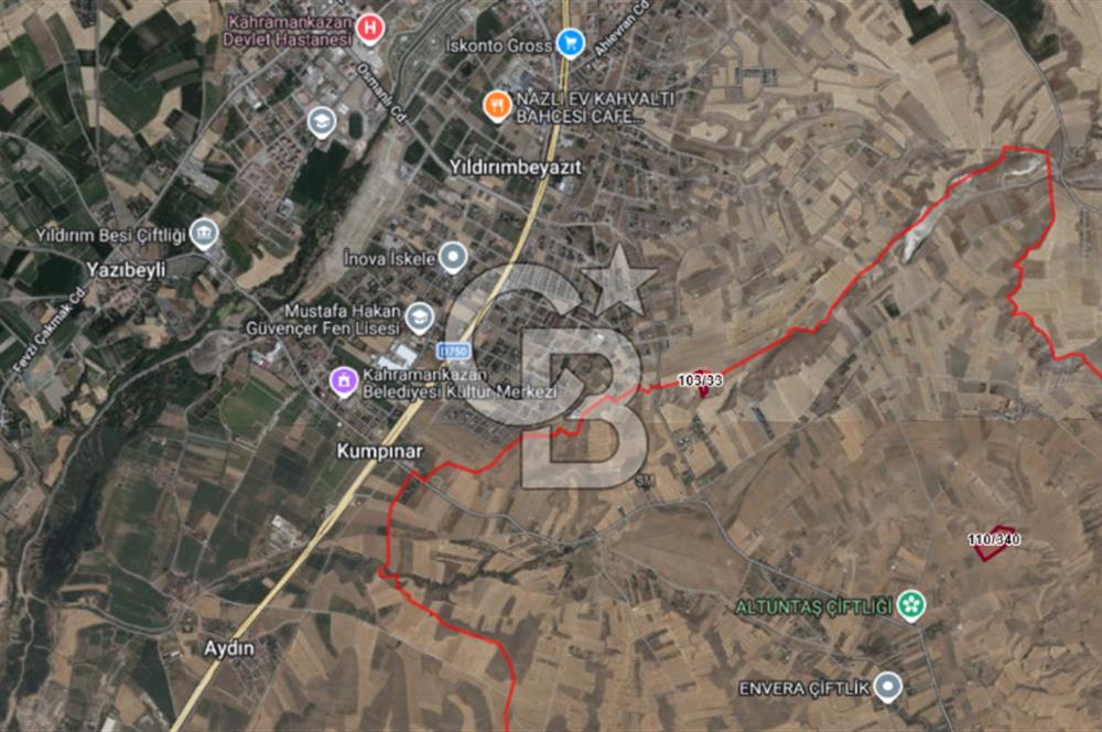 GÜVENÇ KAHRAMANKAZAN 21.717,41 M2 TARLA