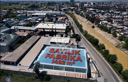 Yüreğir Karşıyaka da Ana Yol Üzeri 1492 m2 Alan Fabrika / Depo