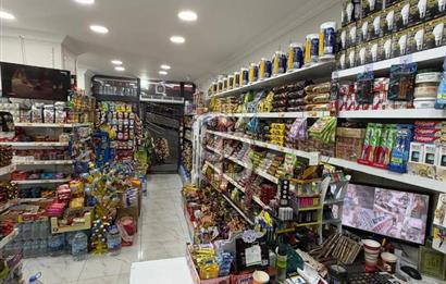 İşlek Sokakta Mülkiyetiyle Satılık Full Dolu Devren Market